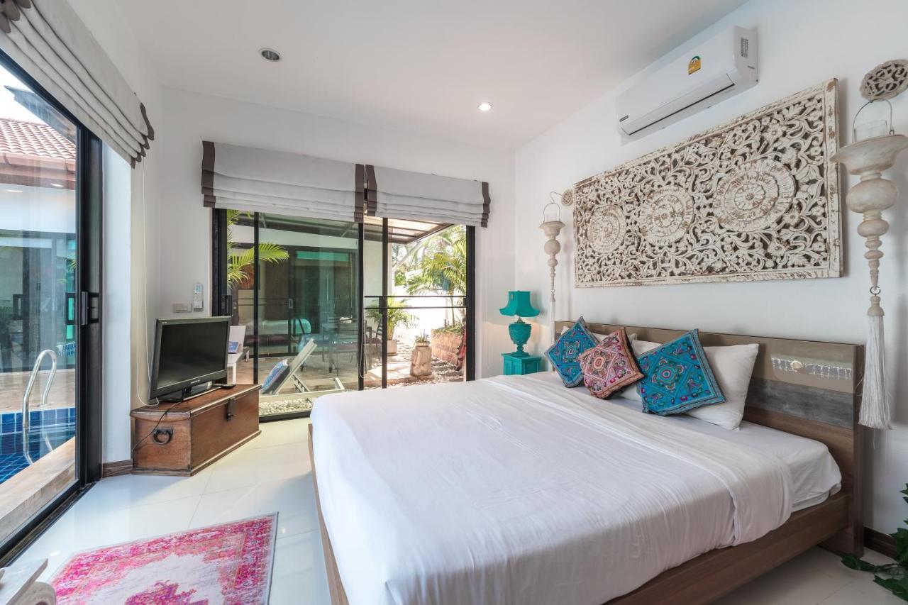 Unique Designer Art Villa Salika, 3Br & Private Pool, Near Rawai And Naiharn Beachs 반 사이 유안 외부 사진