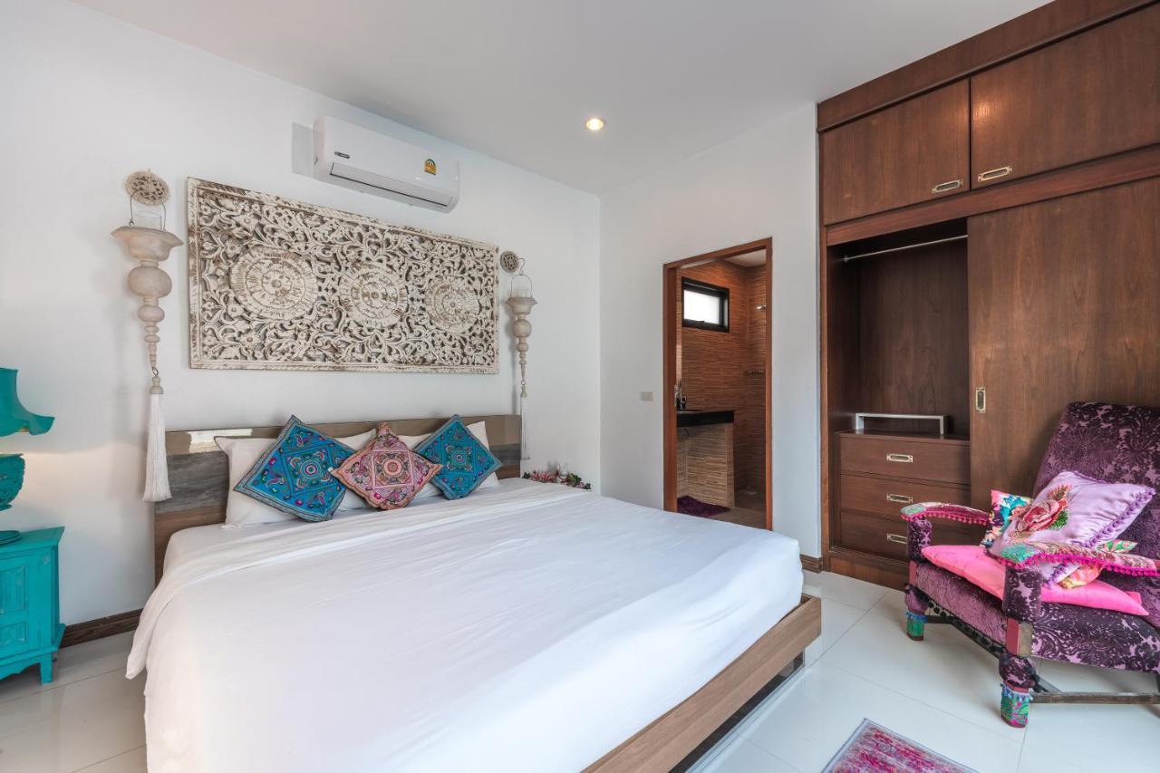 Unique Designer Art Villa Salika, 3Br & Private Pool, Near Rawai And Naiharn Beachs 반 사이 유안 외부 사진