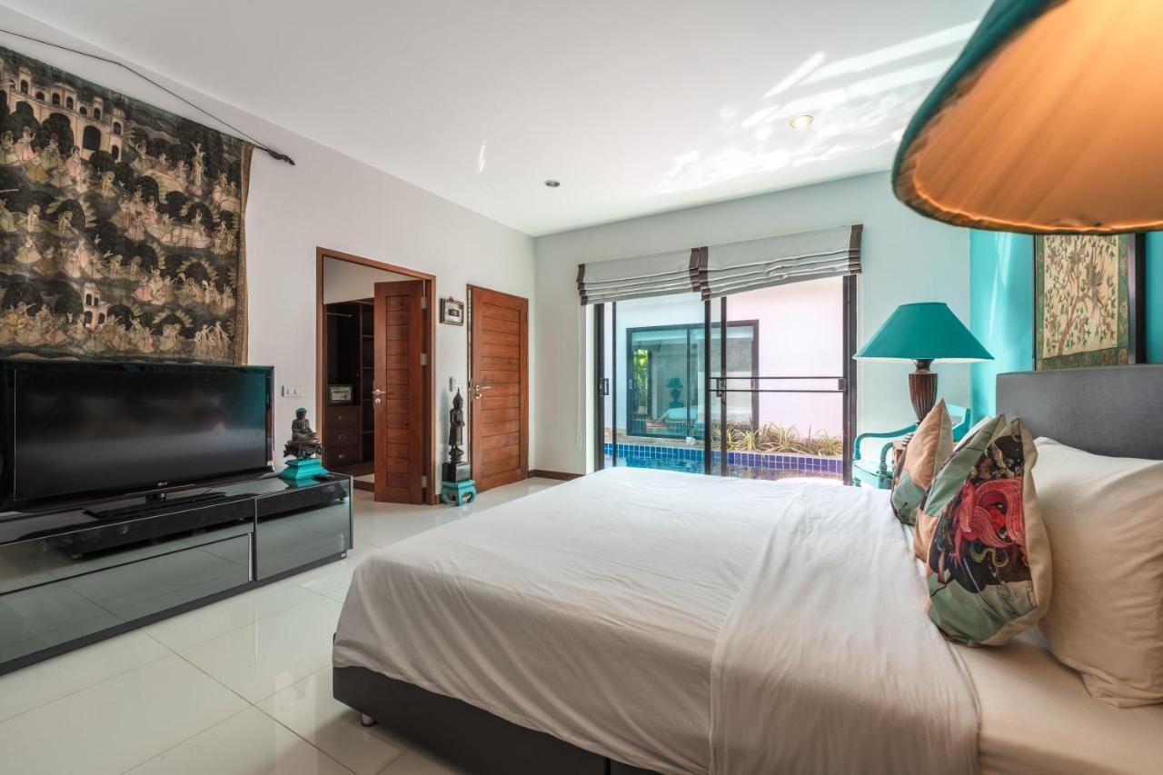 Unique Designer Art Villa Salika, 3Br & Private Pool, Near Rawai And Naiharn Beachs 반 사이 유안 외부 사진