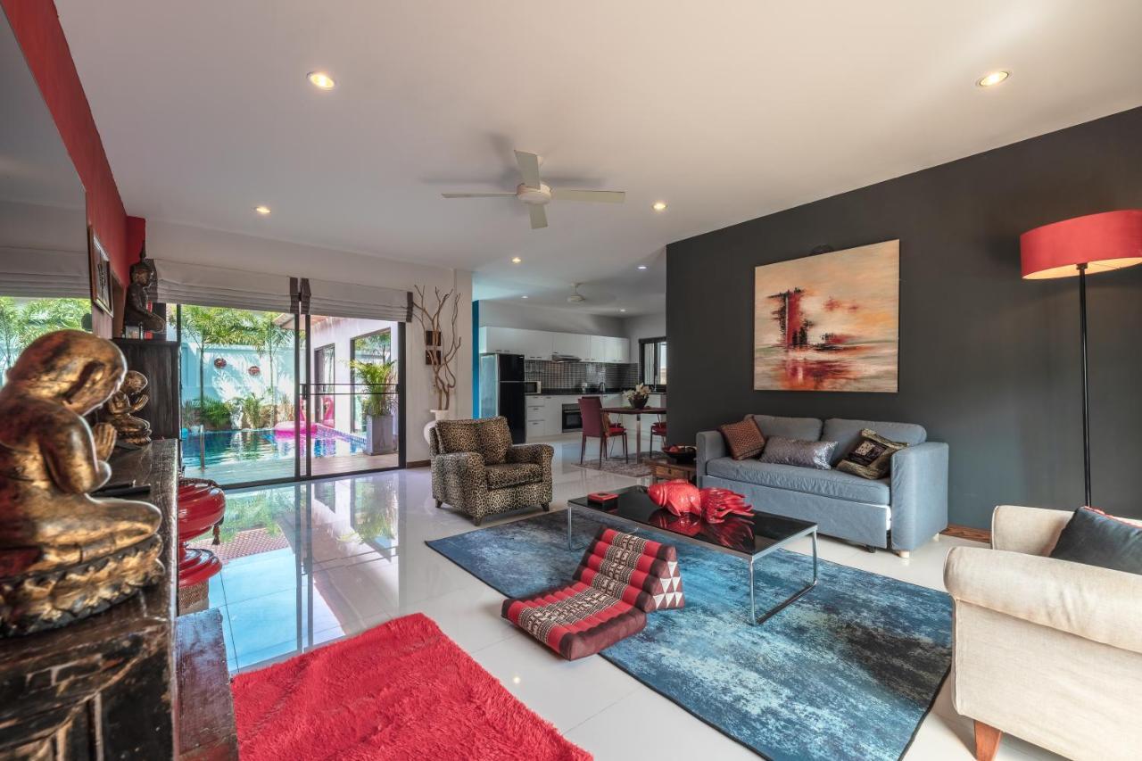Unique Designer Art Villa Salika, 3Br & Private Pool, Near Rawai And Naiharn Beachs 반 사이 유안 외부 사진